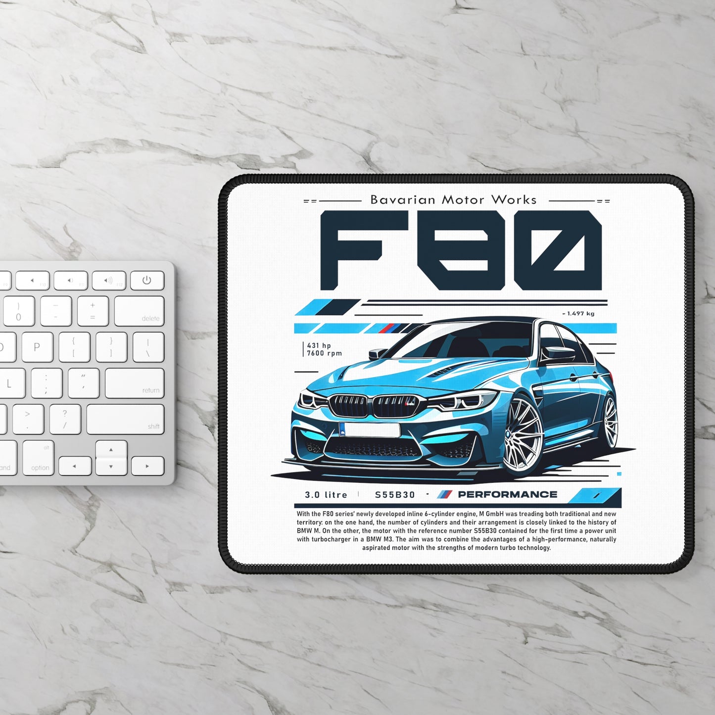 BMW M3 F80 (15-19') Mouse Pad