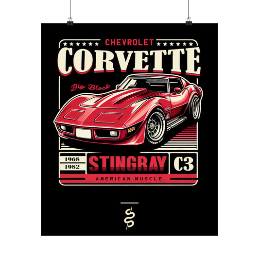 Chevrolet Corvette C3 (68-82') Poster