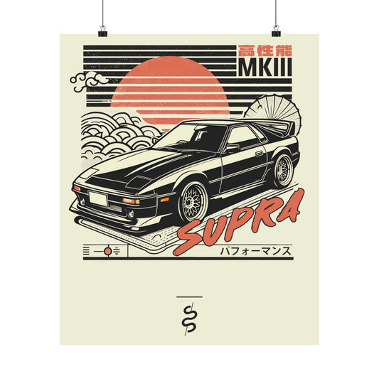 Toyota Supra Mk3 (86-92') Poster