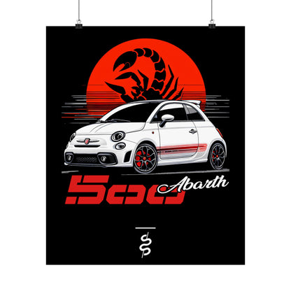 Fiat 500 Abarth (08-19') Poster