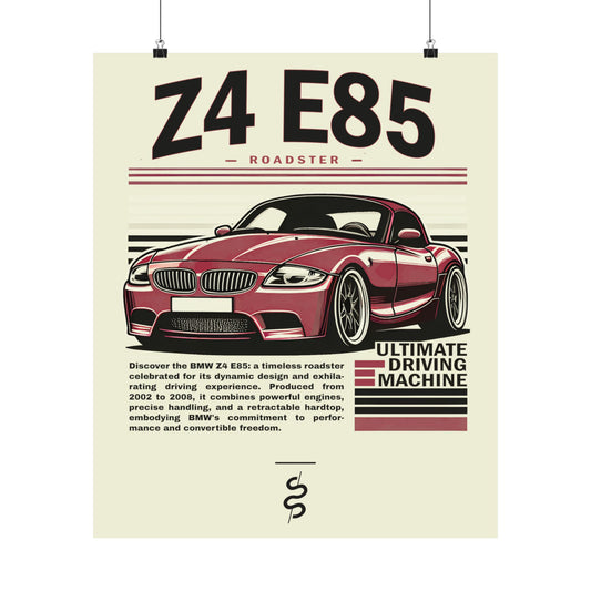 BMW Z4 E85 (03-08') Poster