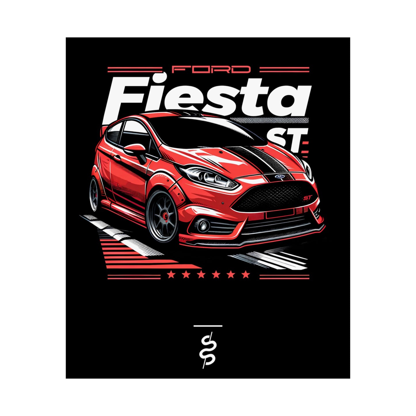 Ford Fiesta ST (13-19') Poster