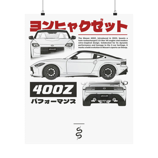 Nissan 400Z (23'+) Poster