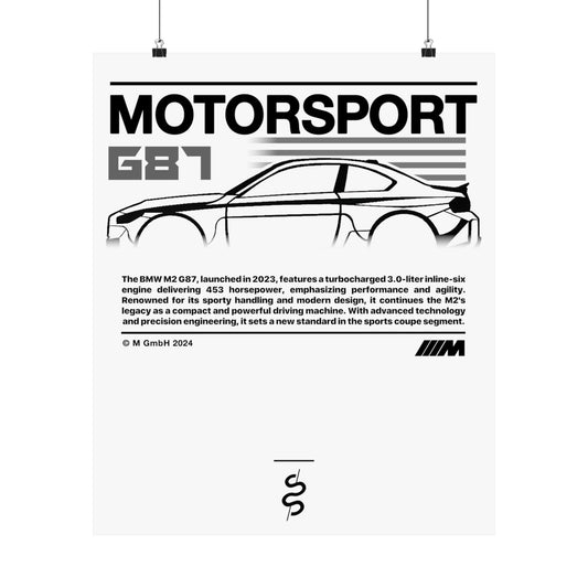 BMW M2 G87 (23'+) Poster