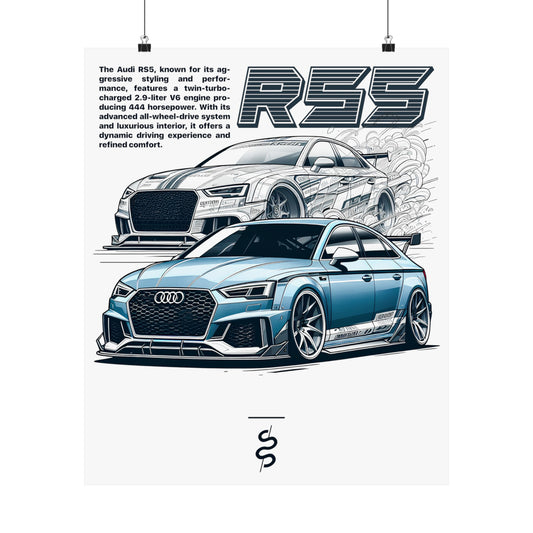 Audi RS5 (10-17') Poster