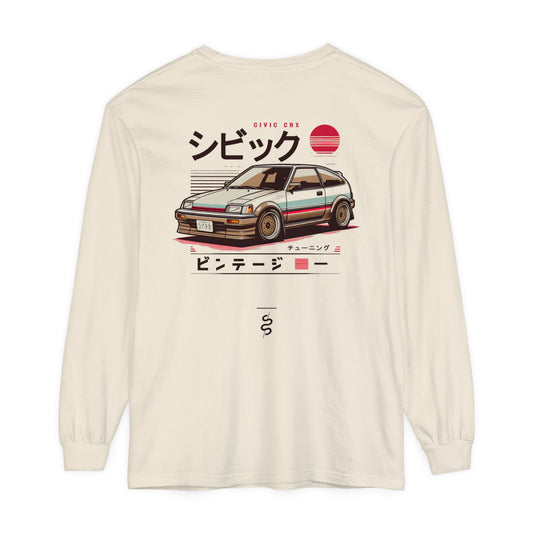 Honda Civic CRX (87-91') Long Sleeve T-Shirt