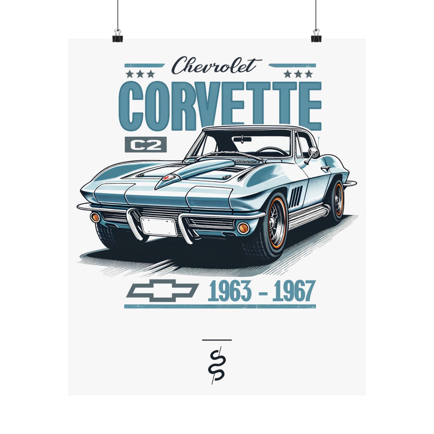 Chevrolet Corvette C2 (63-67') Poster