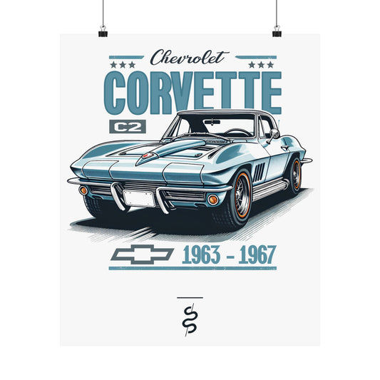 Chevrolet Corvette C2 (63-67') Poster